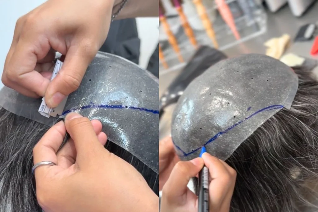 วิกผมสั่งทำพิเศษตามขนาดศีรษะและทรงที่ต้องการ โดยช่างของร้าน Wewigs Pro